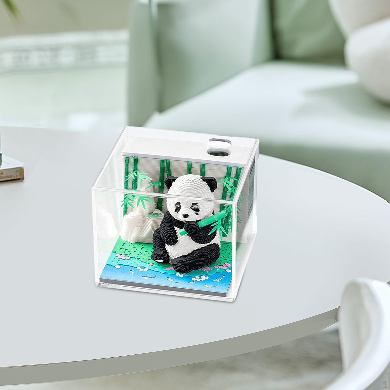 

Календарь Time Piece 3D блокнот в форме панды поделка своими руками настольный декор для дома Time Piece Calendar