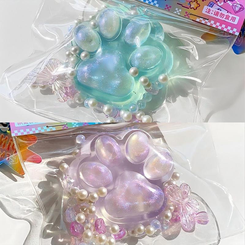 Cat Paw Slow Rebound Stress Reducing Toy Pinch Fidget Toy Squishies Squeeze Toy For Kids Adults Holiday Gifts