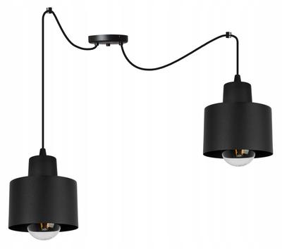 MODERN CEILING HANGING LAMP BLACK LED LAMP