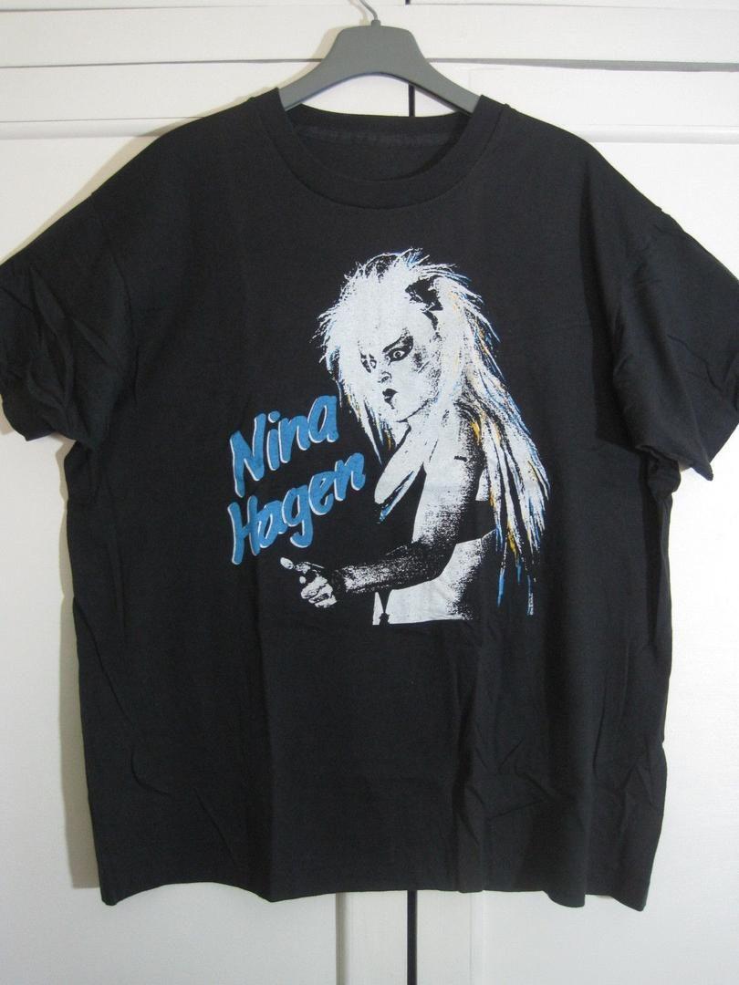 Vintage 1987 Nina Hagen Punk Wedding Rebel Tour T-Shirt SA318 FREE SHIPPING XXXXL