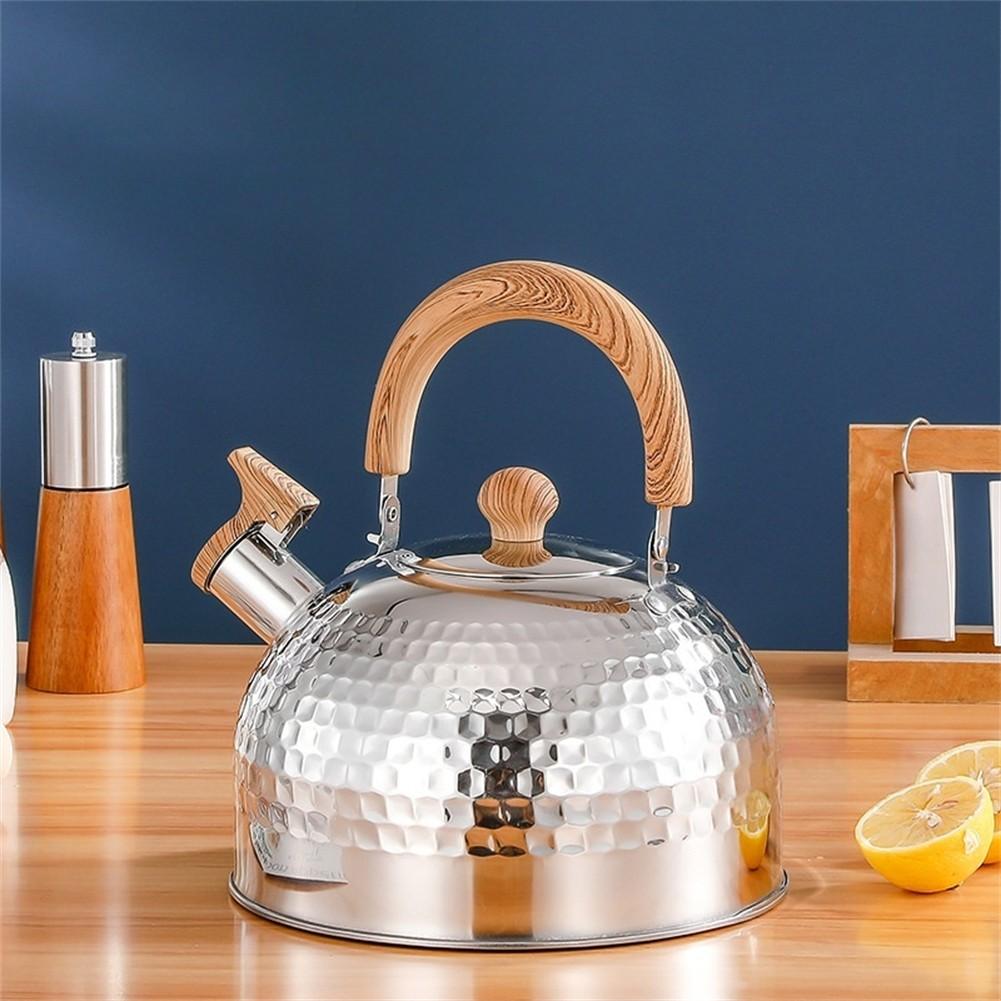 Camping Tea Kettle Stainless Steel Kettle Whistling Coffee Pot