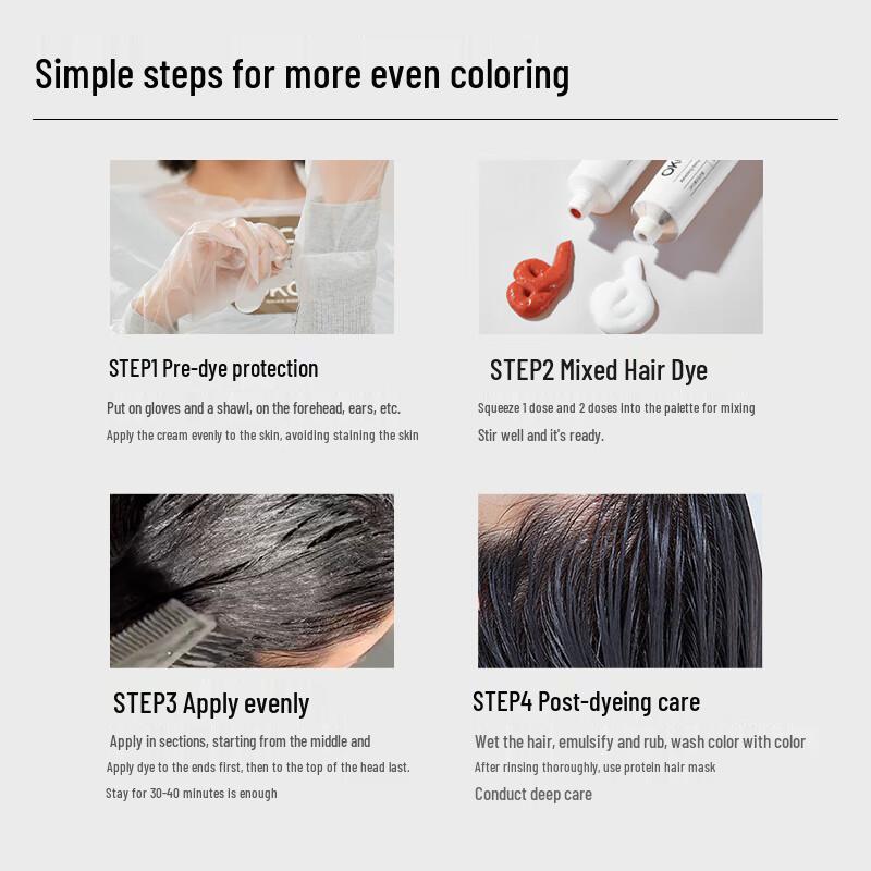 OKCS At-Home Plant-Based Hair Dye Cream