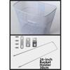 Metal Large Cart Basket Easy To Install Fixed Backpack New Bicycle Front Basket