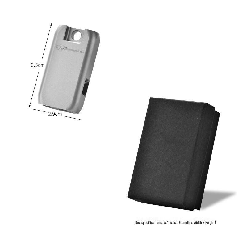 NuFeng Titanium Alloy Double Tube Survival Whistle