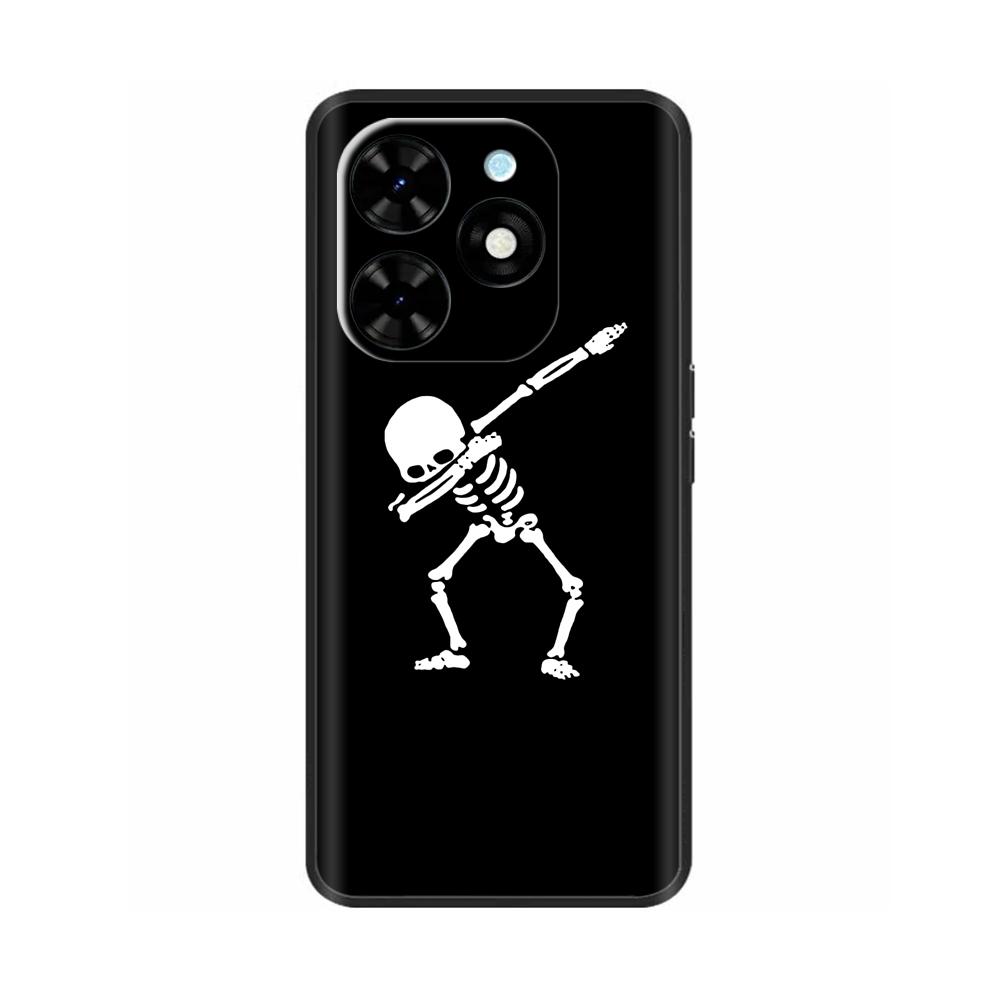 For Tecno Spark Go 2024 Case Luxury Flower Painted Capa Silicone Soft Cover For Tecno SparkGo 2024 BG6 Shockproof Phone Shell