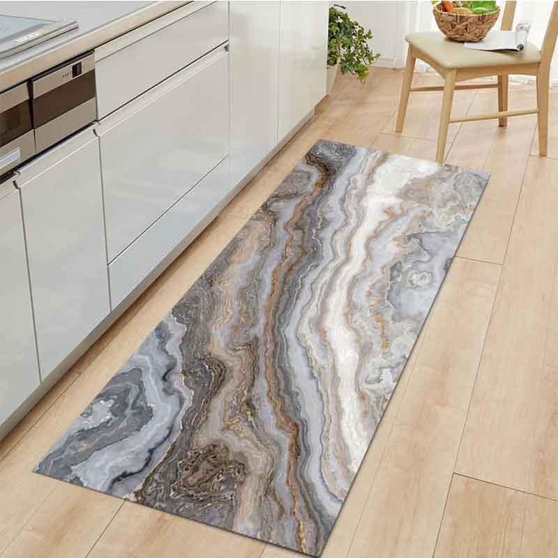 Entrance Doormat Kitchen Carpet Bedroom Floor Balcony Decoration Long Rug Custom Made Home Bath Door Hallway Anti-Slip Foot Mat
