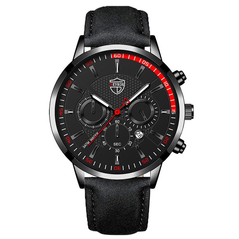 Niche Belt Men S Watch Trend Calendar Luminous Quartz Watch