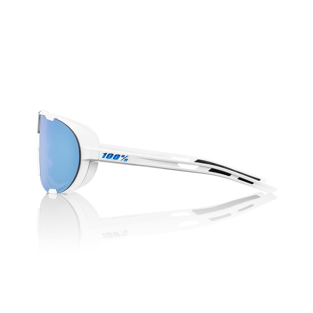 Baegpeosenteu Westcraft, Soft Tect White - Hyper Blue Multilayer Mirror Lens