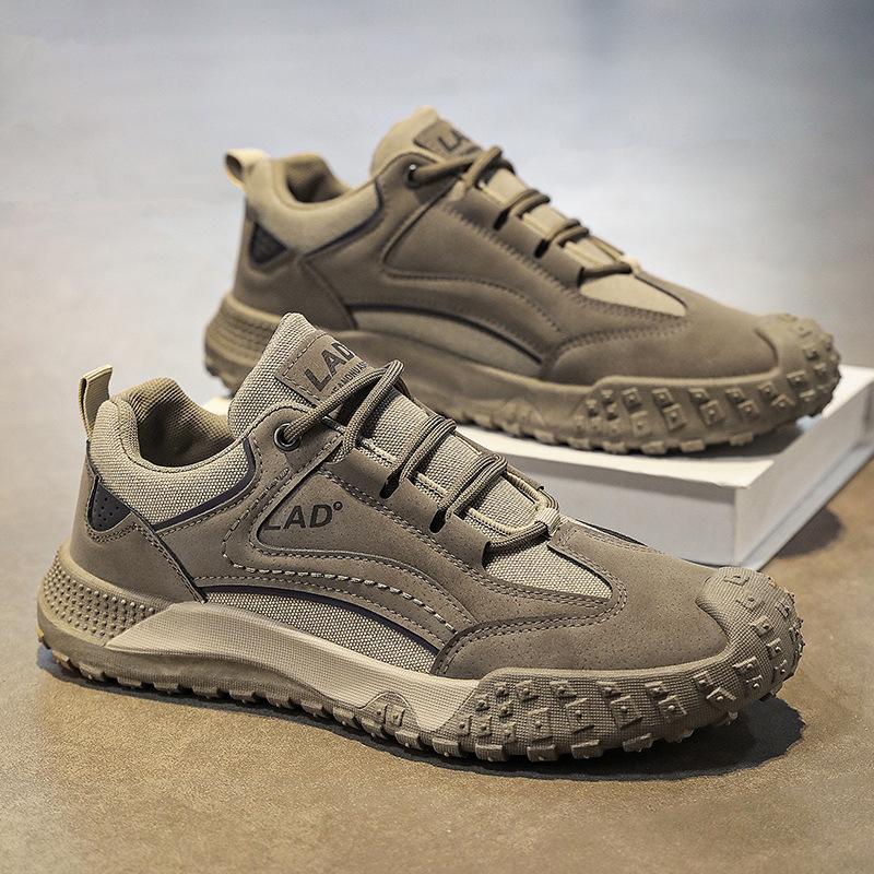 

Men s shoes 2025 autumn new tooling shoes casual versatile trend shoes men s platform non-slip lightweight labor insurance shoes 44