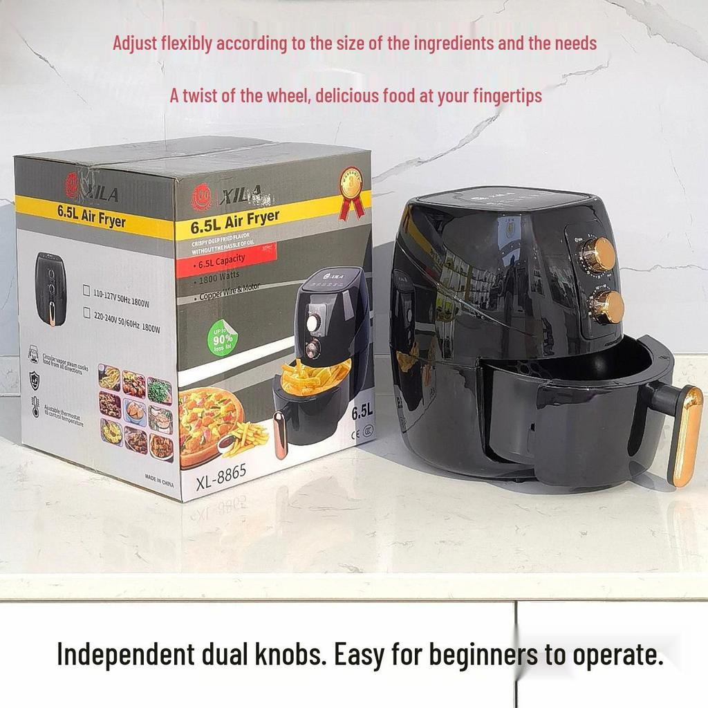 8.5L European Standard Multi-Function Air Fryer for Home Use - Large Capacity Electric Fryer