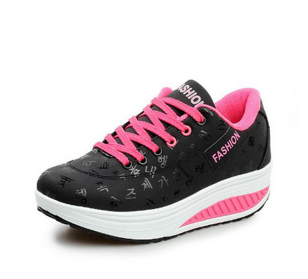 

Женские кожаные туфли на платформе большого размера 2024 года для активного отдыха size 43 чёрный