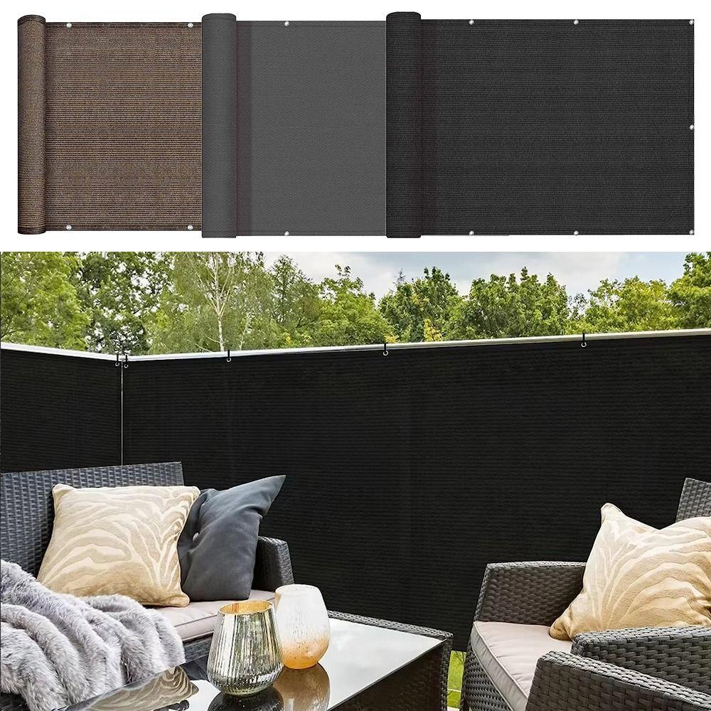 Waterproof Balcony Shade Cloth 3/5/6M Balcony Privacy Screen Cloth Garden Porch Pool