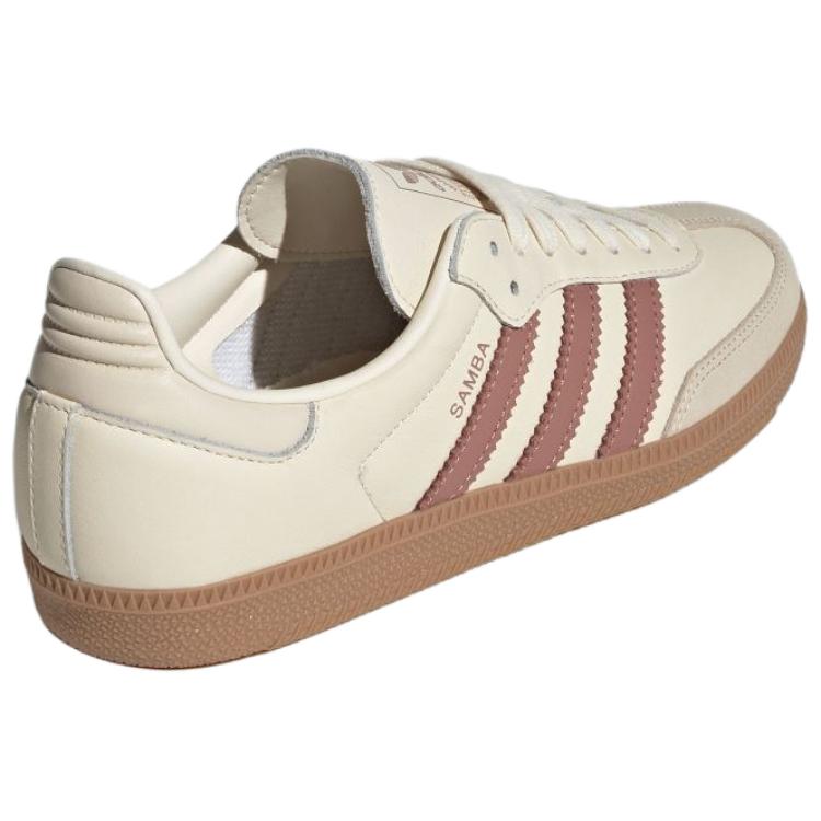 adidas Samba OG Wonder White Warm Clay Erkek Spor Ayakkabıları Krem Krem-Beyaz JS1361
