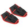 2Pcs Electric Drill Belt Pouch Portable Cordless Electrician Tool Multifunctional BagRed Edge