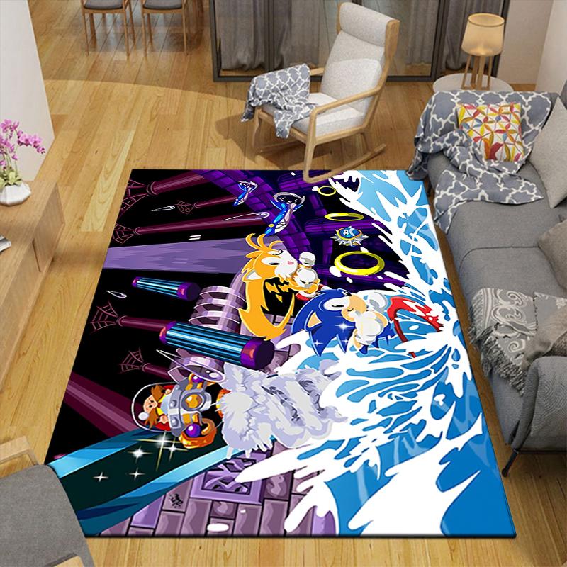 1Pc Fantasy Battle Space Printed Flannel Rug Soft Non Slip Carpet for Bedroom Living Room Office Floor Outdoor Home Decor Xmas Gift K1657
