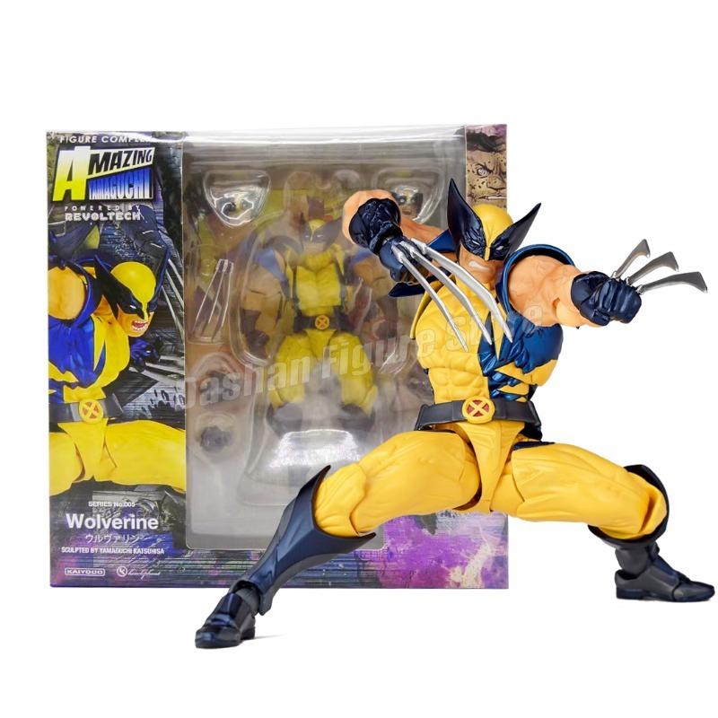 Amazing Yamaguchi Deadpool 2.0 Action Figure PVC Collection 15cm Kaiyodo Revoltech 025EX Deadpool & Wolverine Figurine Model Toy