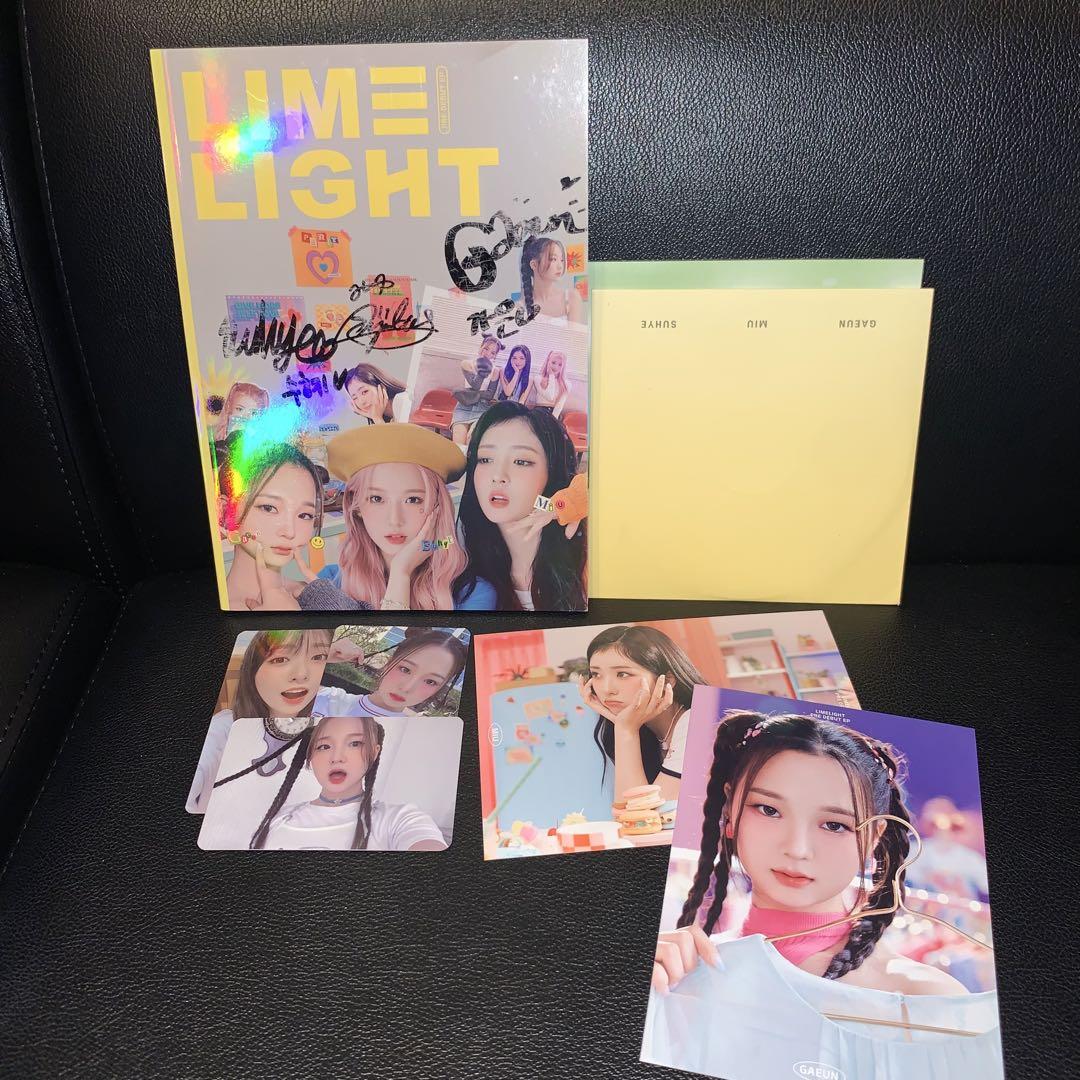 

[USED] LIMELIGHT PRE DEBUT EP with signed photo card