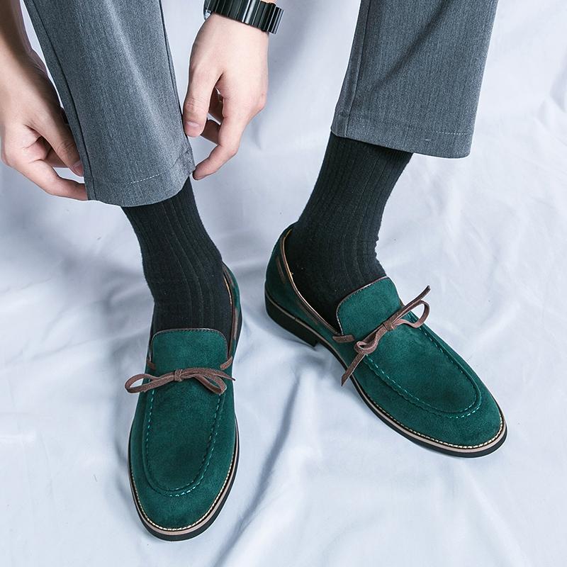 Men Loafers Soft Business High Quality Spring Autumn Suede Leather Shoes Men Flats Driving Shoes Loafers Men Zapatos De Hombre