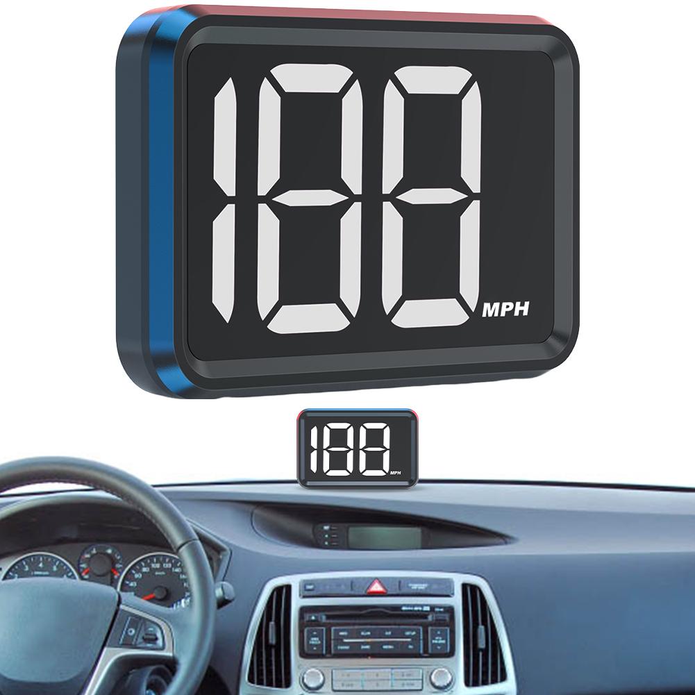 GPS KMH MPH HUD Speed Meter Head Up Display Digital Speed Meter Gauge Big Font Speed for Car Golf Cart Bus Boat