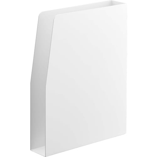 Yamazaki Tower Magnetic Print Case, White, Approx. W18.5 x D4.2 x H23.5cm, Letter Case, Space-Saving Storage, Print Organizer, 4126