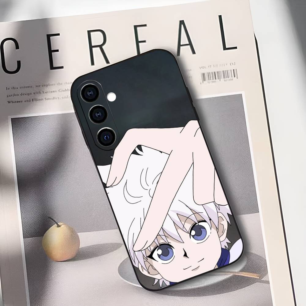 K-Killua Zoldyck H-Hunter X Hunter Handyhülle Für Samsung Galaxy A73,A72,A71,A70,A53,A52,A51,Andere Weiche Schwarze Hülle