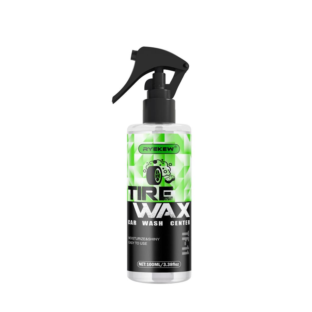 Ryekew Tire Shine and Foam Cleaner: Blackening and Maintenance Wax