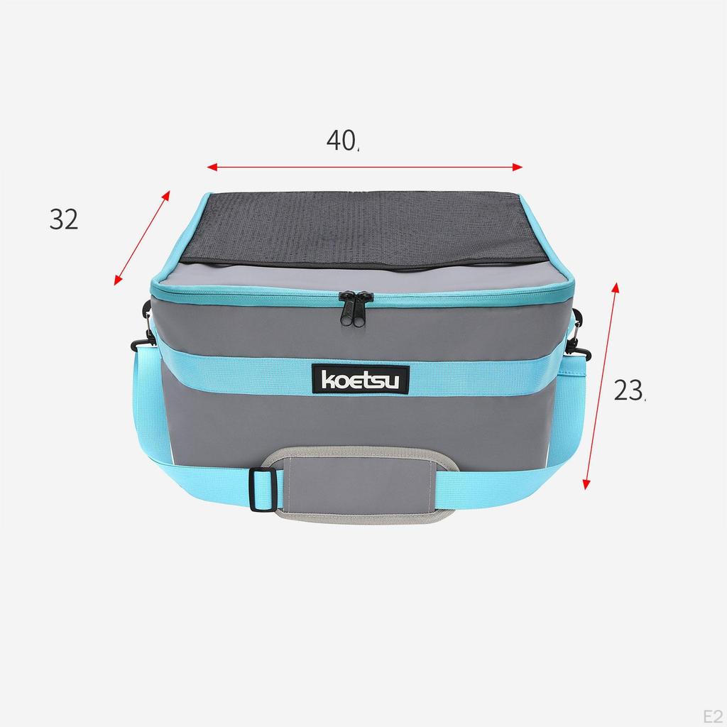 Paddleboard Deck Bag Pouch Zipper Gray Multifunctional Decoration Organizer Storage for