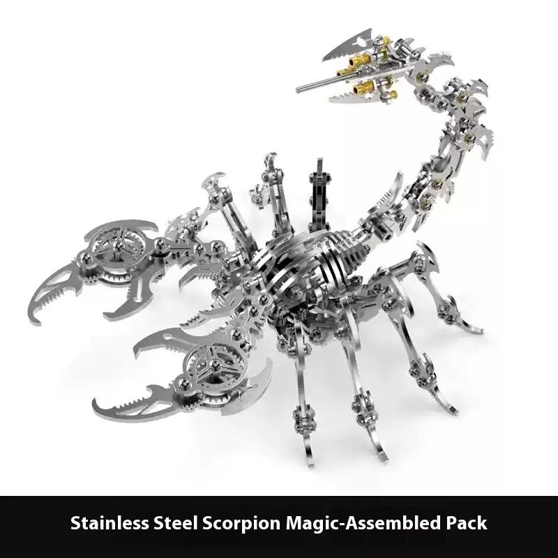Limited Edition Scorpion King Diy Handmade Metal 3d Metal Animal Puzzle Assembly Model Puzzle Toy Boy Birthday Gift