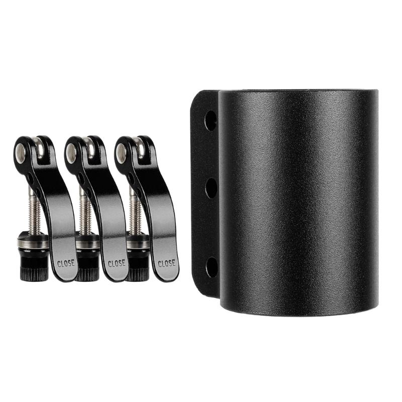 Reinforced Locking Clamps Scooter Aluminum-Alloy Pole Clip Lock for Mantis 10 чёрный