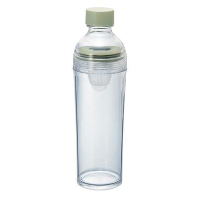 HARIO Lahev přenosná kouřově zelená pryskyřice Délka a šířka 400 ml Dodává se s čajovým sítkem Dárek Dárek Filtr-in FIBP-40-SG
