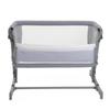 Chicco Next2Me Go Co-sleeping Crib - Compact - Foldable - Adjustable Height - 6 Height Levels - Light Grey