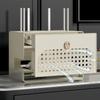 Router Storage Box Space Saving Wireless WIFI TV Set Top Case Cable Socket Plastic Container Desktop Organization Home Accessory