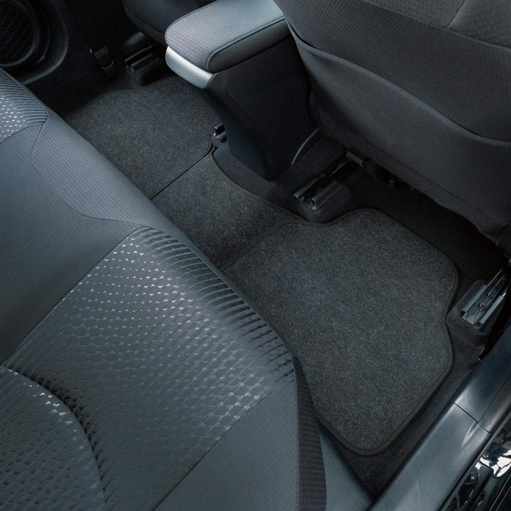 BONFORM Car Value Regular Set of 5 for 1 Heel Pad Stopper Black Mat, Mat, Car, Car, Anti-slip Treatment, Included, Compatible, Standard, 6450-09BK