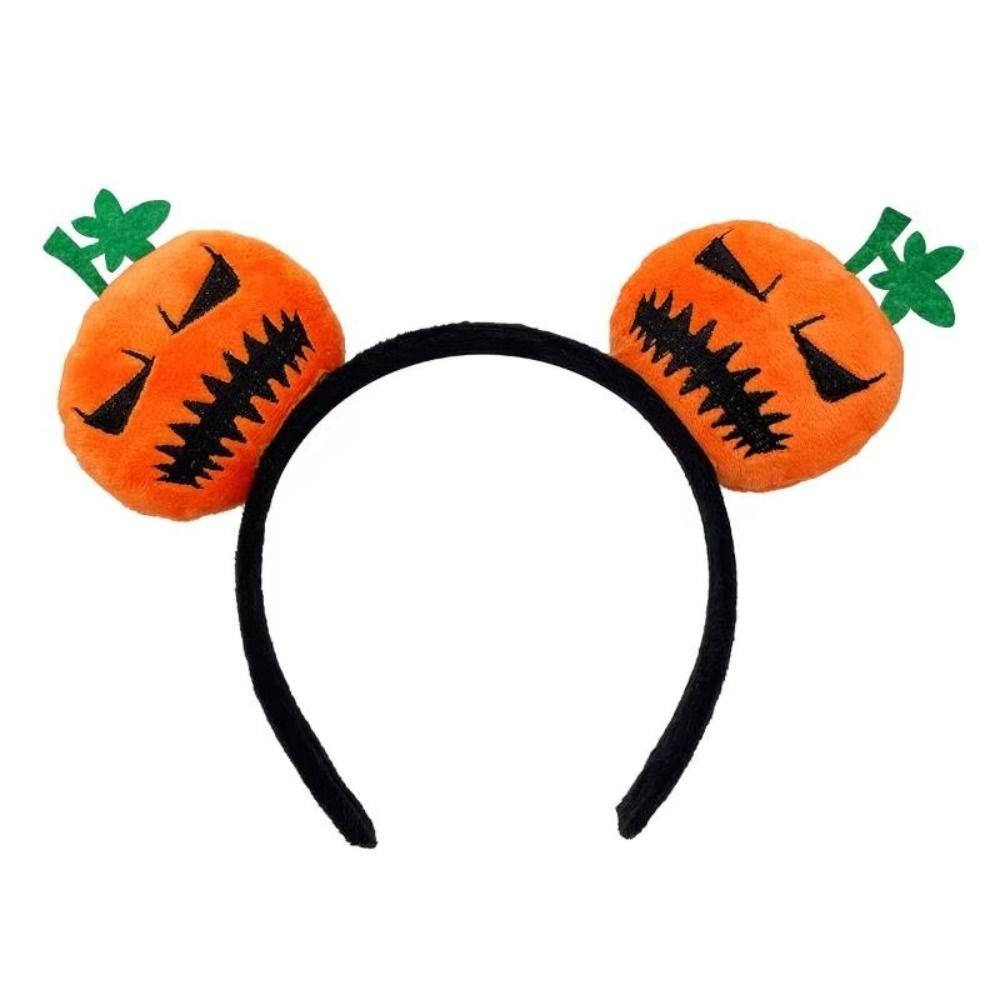 Lightweight Ghost Hair Clip Cartoon Pumpkin Cartoon Hairband Cute Pumpkin Headband For Halloween