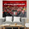 Football team.C Print Tapestry, Lightweight Wall Hanging, for Bedroom, Dorm, Living Room, Home Art Decor - Birthday Christmas Gift for Friends