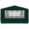 VidaXL Tente de Réception avec Parois Latérales Belvédère Tonnelle Pavillon Chapiteau Mariage Barbecue Voyage de Camping 4x6 48538