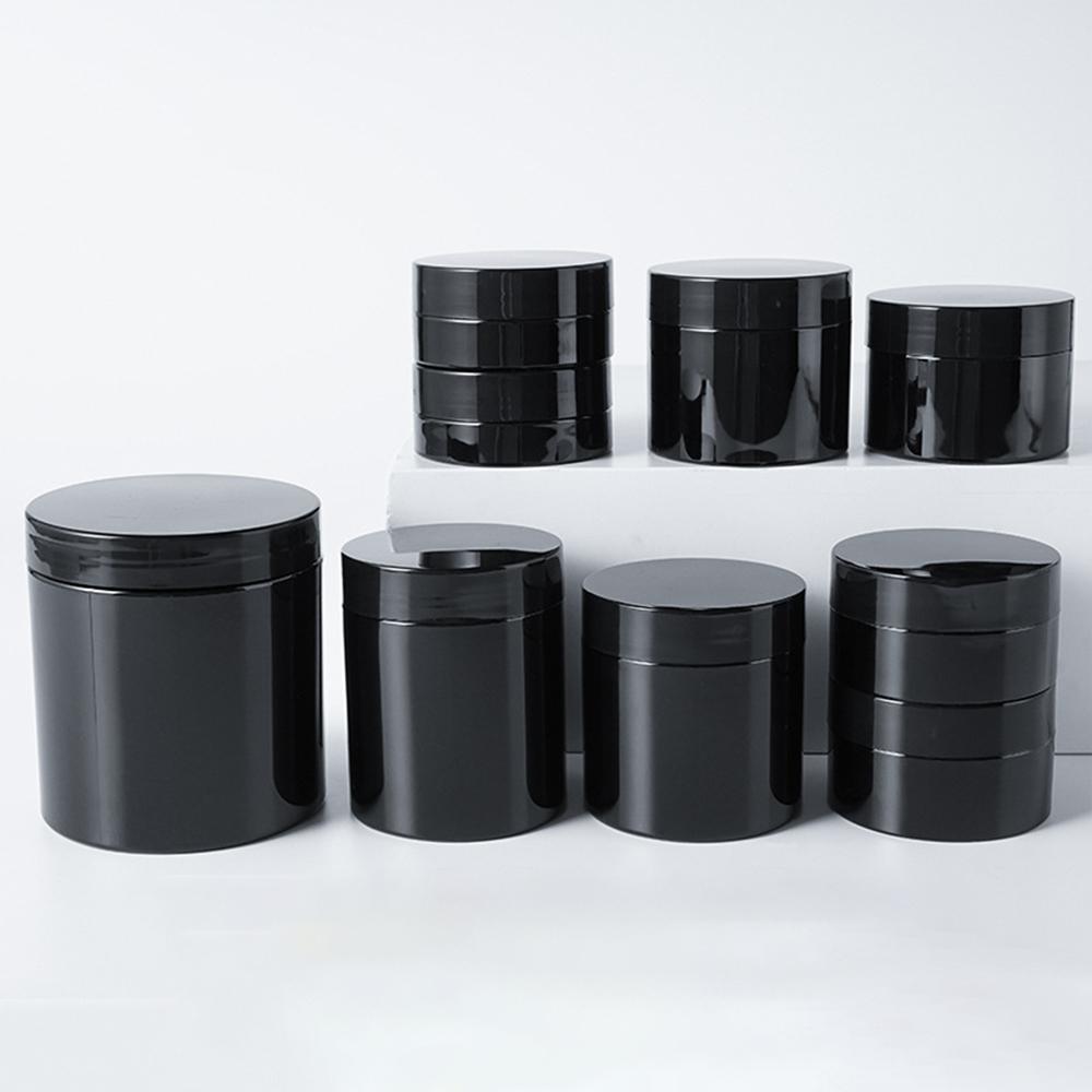 50ml 100ml 200ml 250ml Empty Cream Jar with Lid Plastic Makeup Cream Bottle Facial Mask Pomade Cosmetic Container Refillable