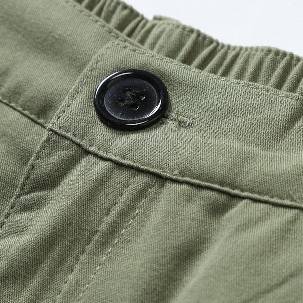 Men's Casual Sportswear -color Cargo Pants, Men's Multi-pocket Shorts