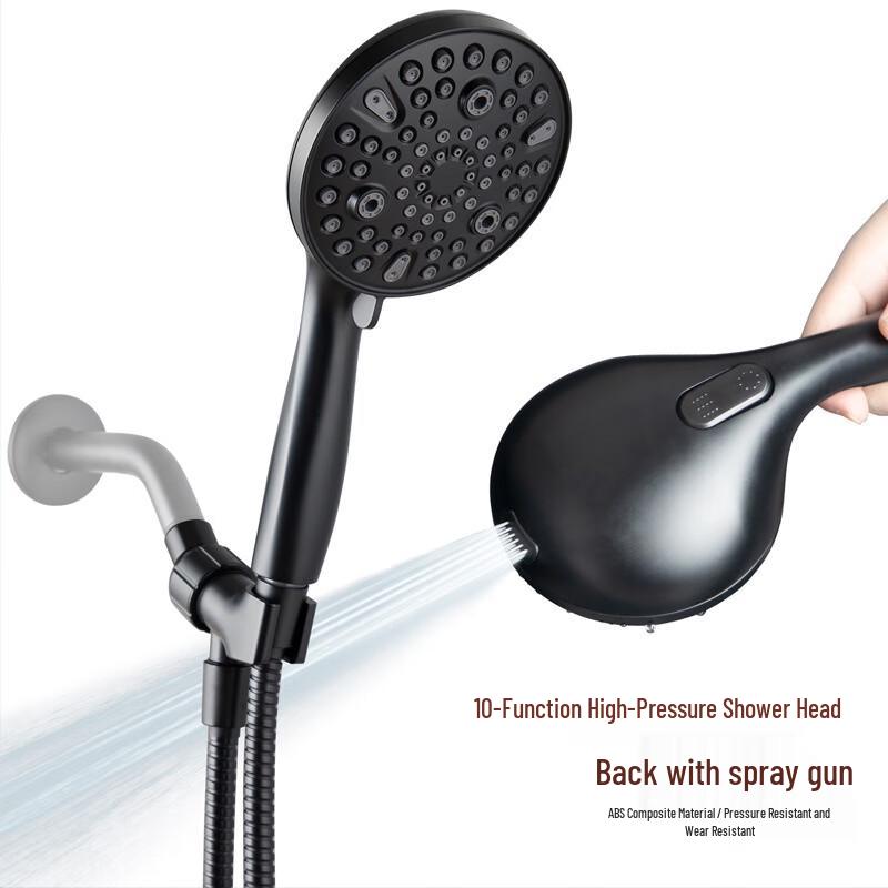 MDNG Pressurized Shower Head & Hose Set