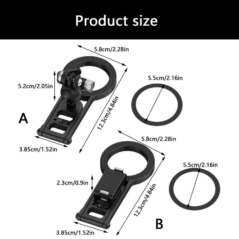 Foldable Selfie Stick Tripod Stand Mount Magnetic Phone Holder for Pocket 3 Action Camera Mount Video Recording