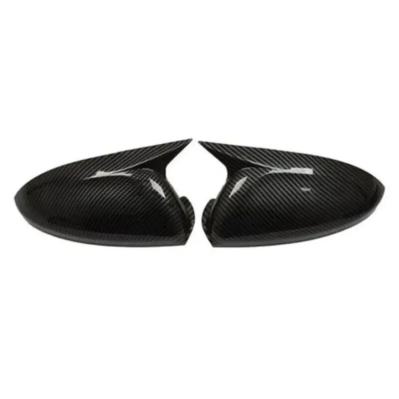 For Chevrolet Monza - Car Rearview Side Mirror Cover Wing Cap Sticker Exterior Door Rear View Case Trim Carbon Fiber