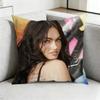 Megan FoxX Actor Model Square DoubleSided printed Pillow Case Bedroom Bedside Pillow Sofa Cushion Cover Gift