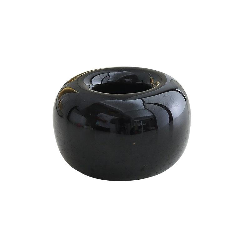 Fashionable Ceramic Toothbrush Rack Personalized Toothbrush Base Multiple Colors 4.5*2.8cm