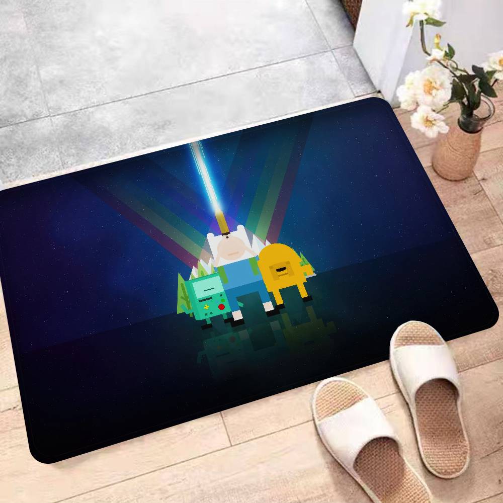 A-Adventure Cartoon T-Time Bathroom Mat Kids Room Bedroom Decoration Balcony Anti-Slip Doormat Living Room Welcome Rug