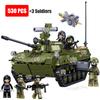 Sluban Military Plane City Warplane Fighting Airplane Vehicle Tank Sets Model Building Blocks Toys for Gifts