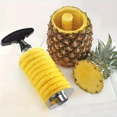 Easy To Use Stainless Steel Pineapple Corer and Slicer - Kitchen Tool for Effortless Core Removal and Slicing