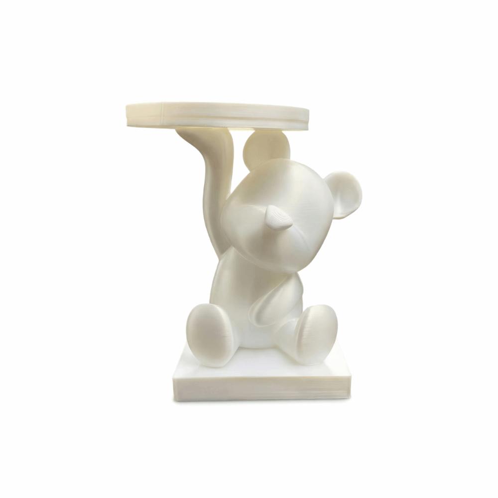 

Decorations Bear Storage Tray Funny Desktop Accessory Jewelry Display Holder Birthday Gift бежевый