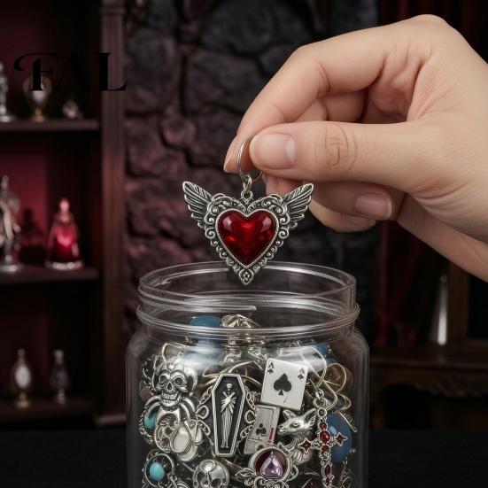 Jewelry Collection Kit 10/15/20/25/30/35Pcs Mystery Jar for Women, Mixed Necklaces Earrings Rings Bracelets Set, with Storage Box Gothic Ocean