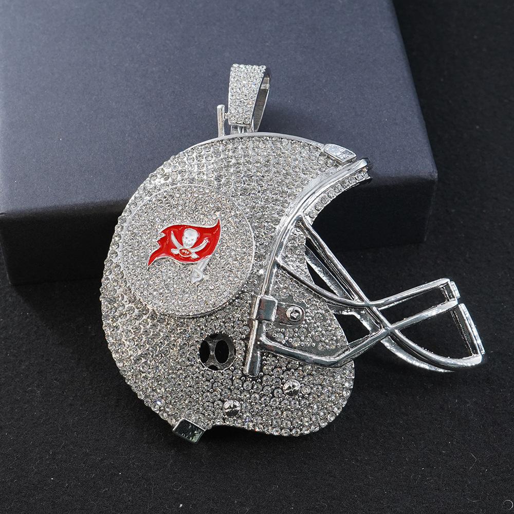 Tampa Bay Buccaneers Football Helmet Alloy Pendant