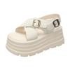 Fashion 8CM New Summer Wedges Sandals Ladies Beach Slippers High Heels Sandals Women Casual Platform Chunky Flip-Flops Sandalias Mujer